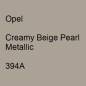 Preview: Opel, Creamy Beige Pearl Metallic, 394A.